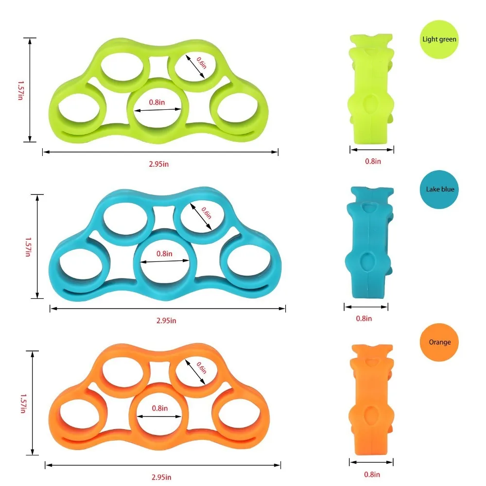Silicone Hand Expander 1Pcs Finger Hand Grip Finger Training Stretcher Trainer Strength Resistance Bands Wrist Exercise Fitness Hand Strengthener Finger Strength Trainer Finger Trainer Hand Grip Trainers Hand Grip Exerciser Hand Trainer Wrist Exerciser Hand Exerciser