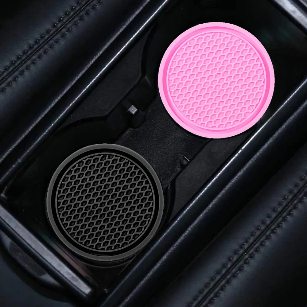 Universal Water Absorber Cup Holder Car Interior Accessories Silicone Car Interor Stand PVC Non-slip Auto Cup Holder