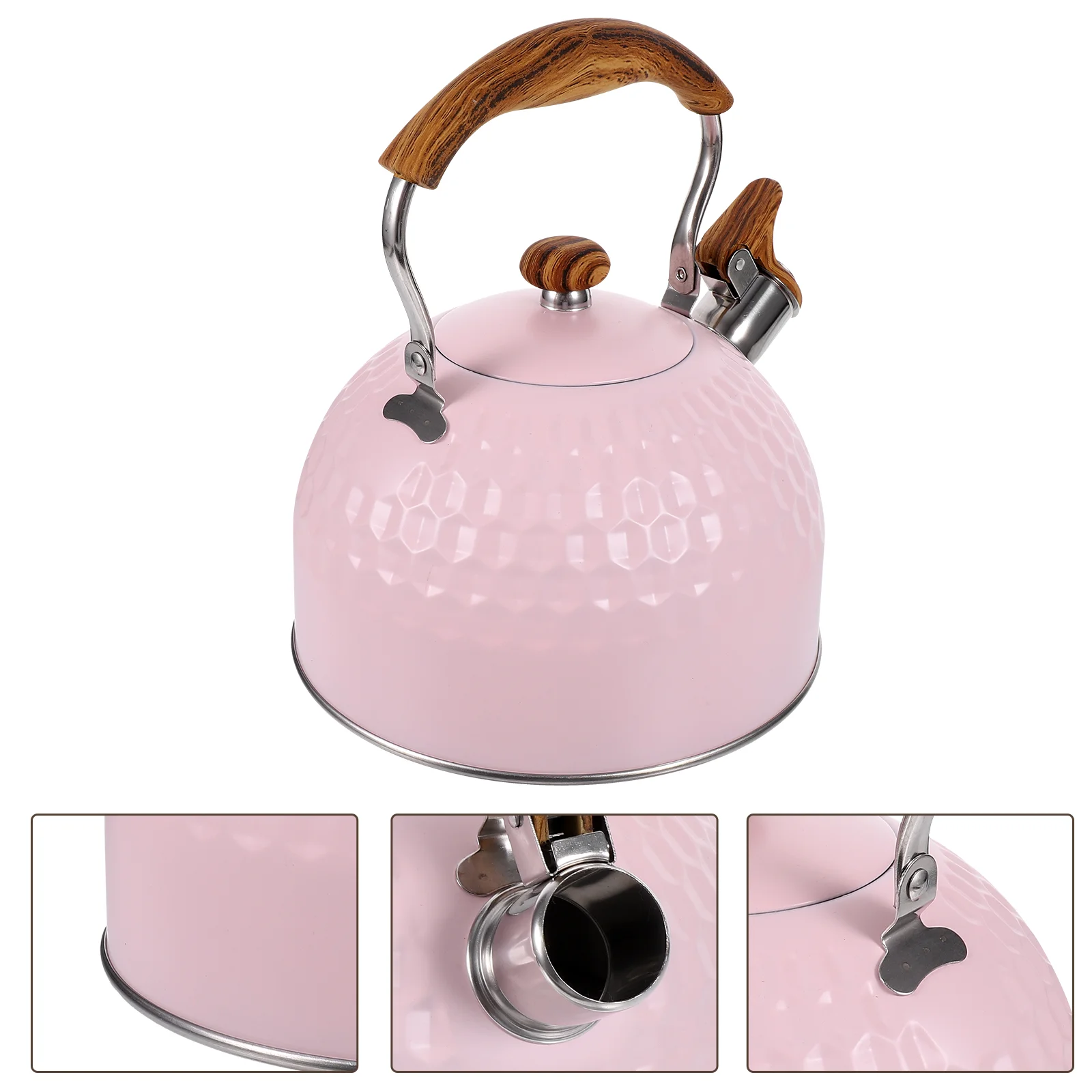 Nuolux Kettle Tea Whistling Stovetop Teapot Steel Stainless