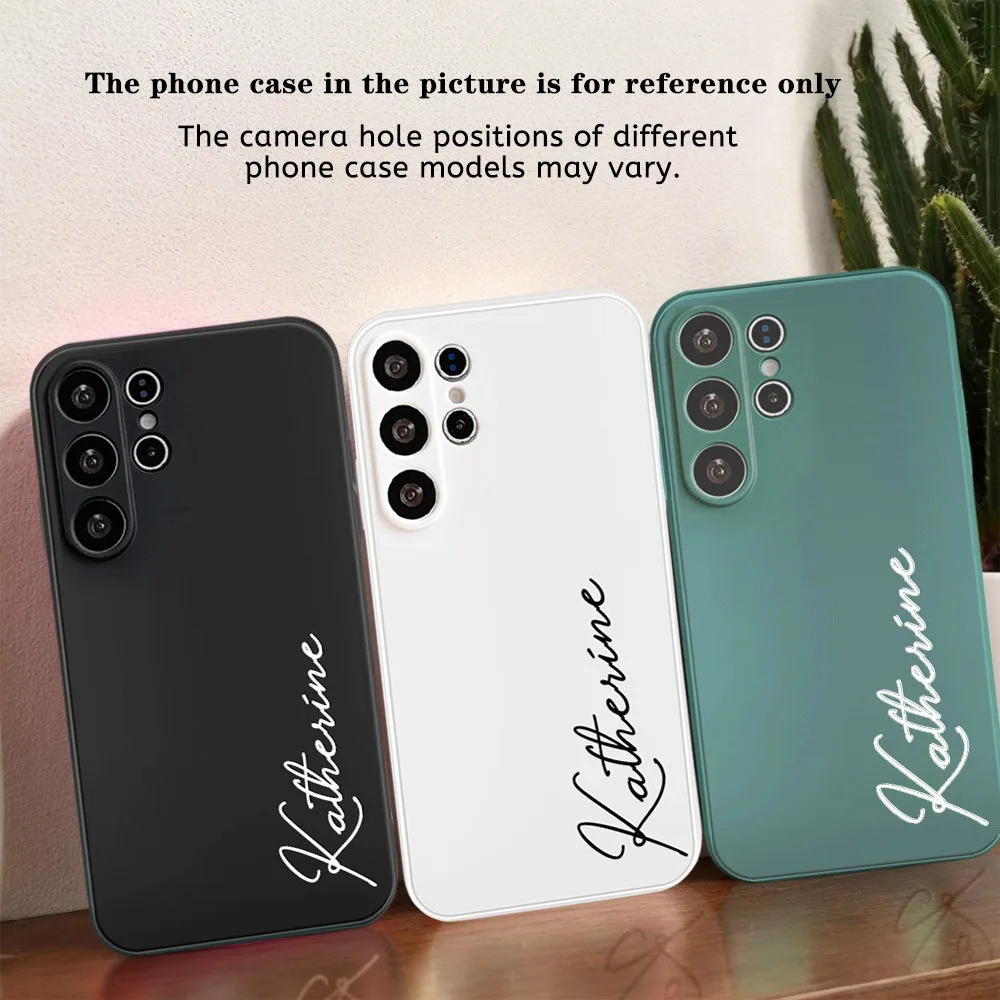 Personalized Custom Phone Cover with Personal Text Case