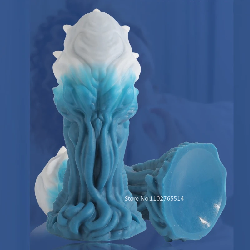 Realistic Monster Shape Dildo Cthulhu Sex Toy Big Alien Silicone Cock Male Anal Masturbator Bdsm Sex Tools Butt Plug Adult Toy