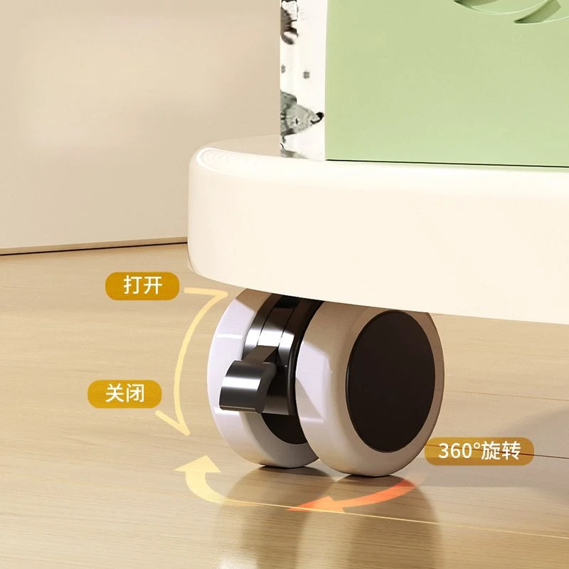 Songmics Children's Bookshelf Nursery Children Accessories Toys Box Storage Montessori Books Child Cabinet Kids Room Furniture