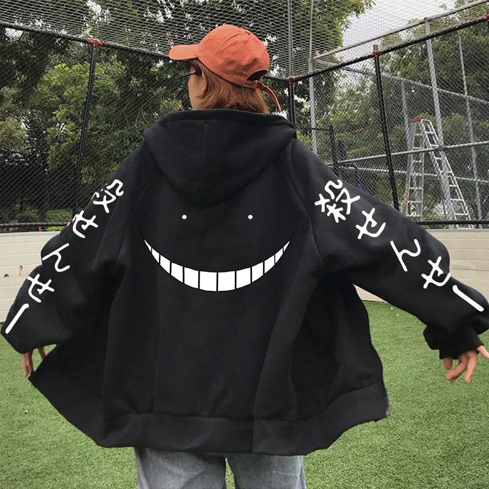 Vêtement Fan Anime Veste Jean Korosensei Assassination Classroom - Capuche - Unisexe - Style Anime Décontracté Style Décontracté Unisexe