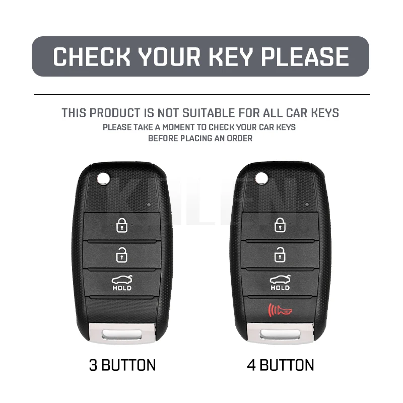 3 4 pulsanti TPU Car Flip Key Case Cover per KIA RIO 3 K2 K3 K4 K5 Sportege Picanto Optima Soul Ceed Sorento Forte Stinger Cerato - Scc09943c62e8418b84756823746b0978e