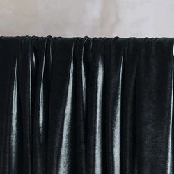 Luxurious Red Velvet Fabric for Elegant Evening and Wedding Decorations (Grey)