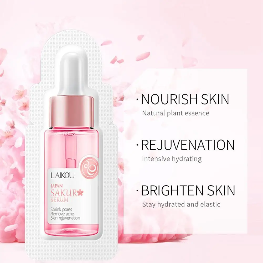 5/10pcs Moisturizing face Serum Nourishing Rejuvenation Skin Serum Shrink Pore Smoothing Face Skin care Travel size 1ml 3