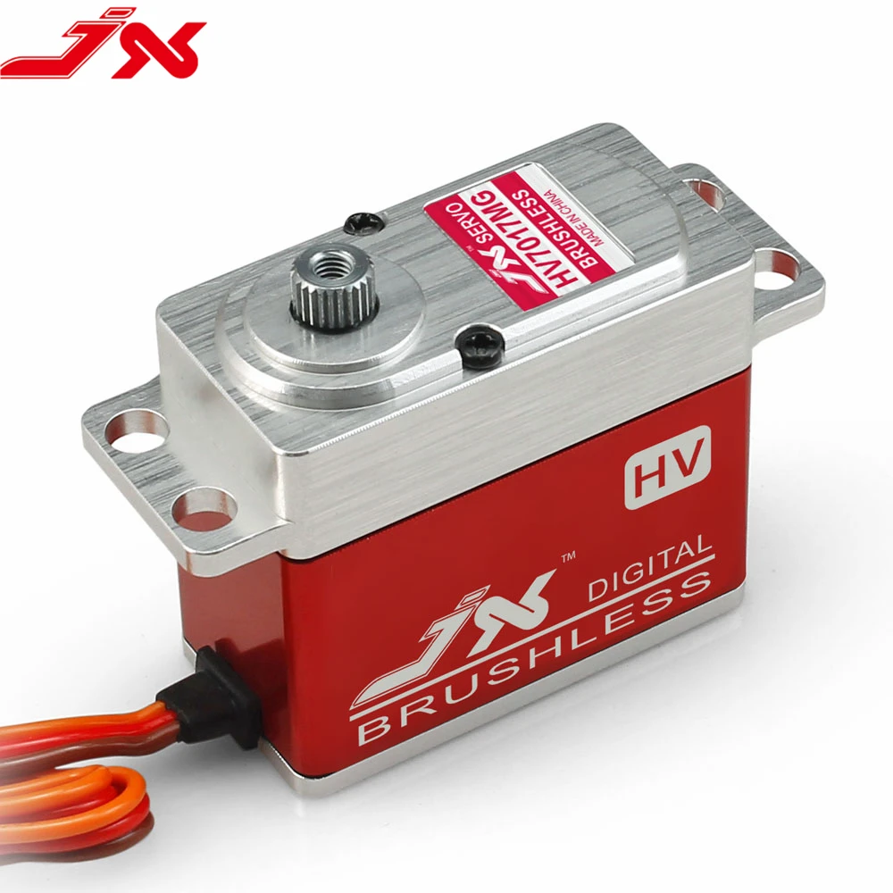 

JX BLS-HV7017MG 17KG 6-8.4V High Precision Metal Gear Digital High Voltage Brushless Standard Servo for RC Drone