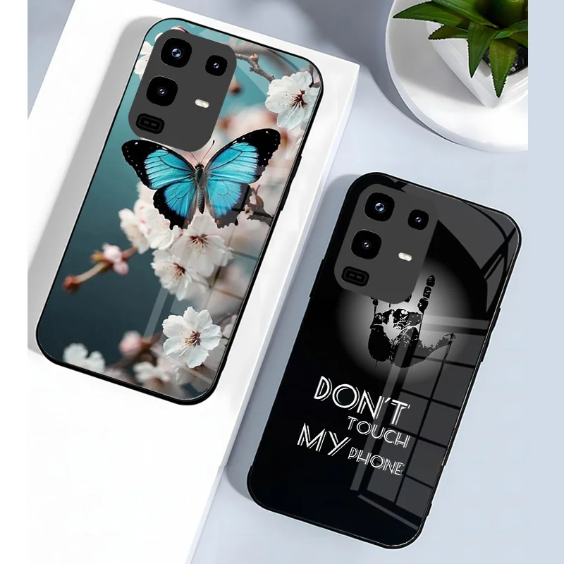Premium Shockproof Phone Case with Tempered Glass Shell - Enhanced Protection and Style