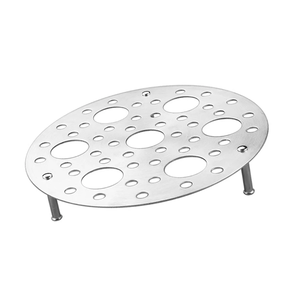 

Egg Steamer Rack tackable 7 Grids Egg Rack Steaming Stand Canner Canning Racks Basket Stand Trivet Kitchen Gadget for Pressure