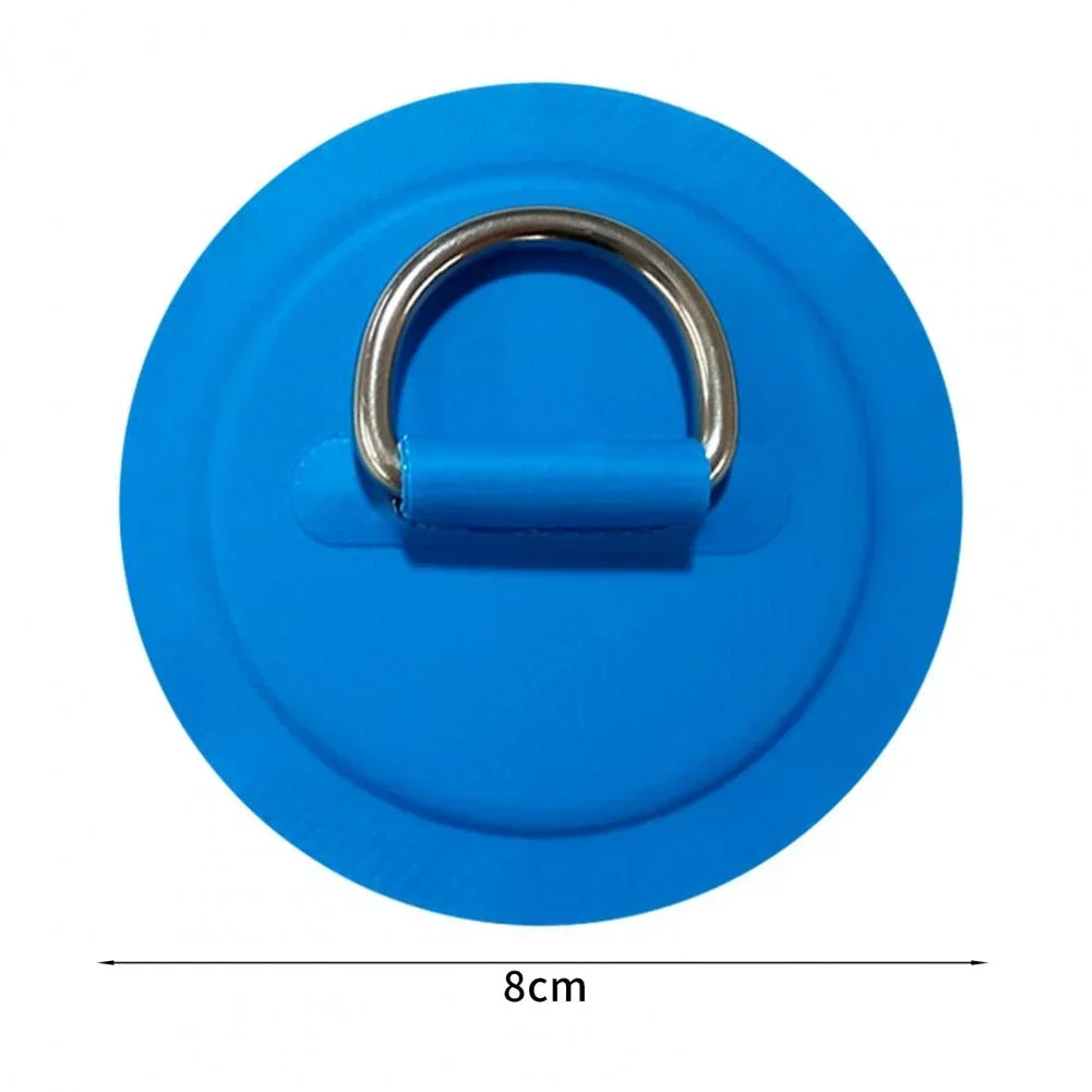 6 Patchs En D Acier Inoxydable Pour Bateaux Gonflables - Sans Colle - 10