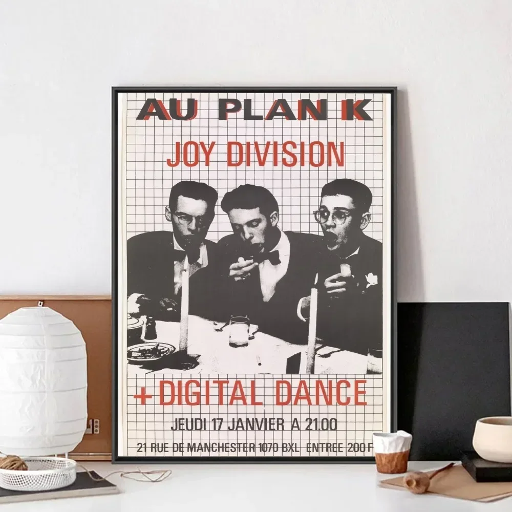 Band Joy Division Poster No Framed Poster Kraft Club Bar Paper Vintage Wall Art Painting Bedroom Study Stickers