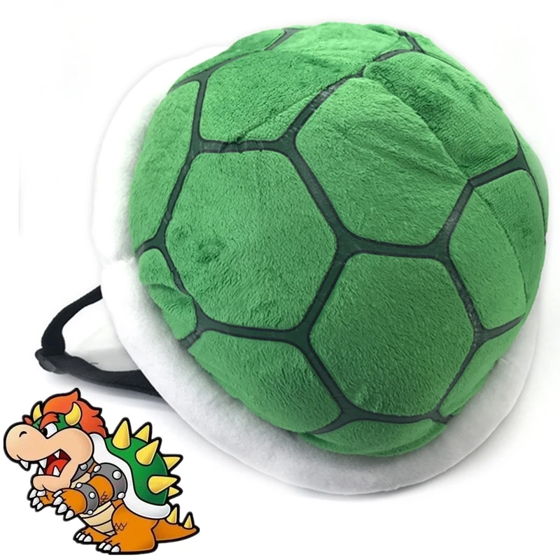 

Anime Game Bros. Bowser Cosplay Doll Backpack Plush Shoulder Bag Toys Bags Knapsack Halloween Xmas Gift Prop