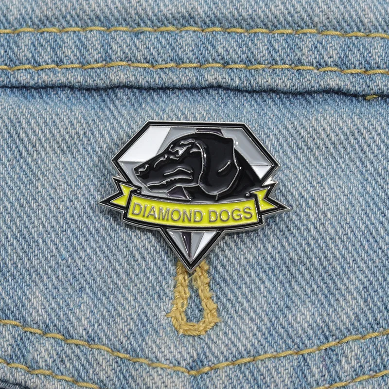 Cartoon Spiel Brosche Schild Würfel Airwave Schatz Truhe Schwert Dolch Verwandeln Maschine Konsole Abenteuer Abzeichen Punk Pins Schmuck – Detail 13