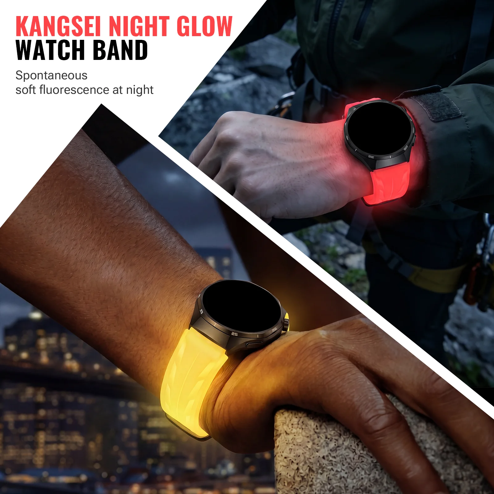 Luminous Sport Watch Strap - 20mm & 22mm