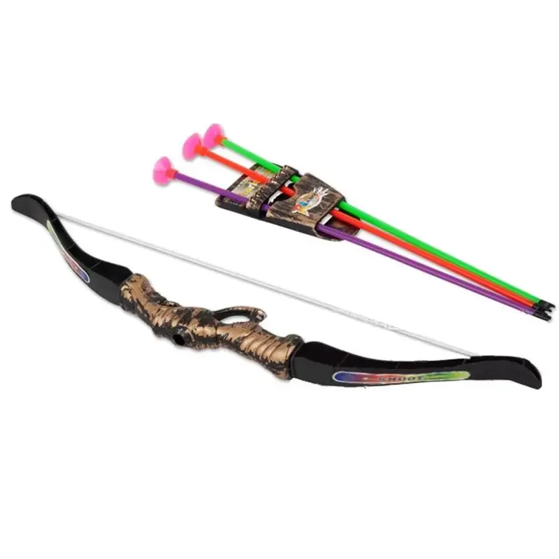 35Cm Fun Outdoor Plastic Archery Children's Bow and Arrow Toys, Used To Shoot Toy Boy's Gifts 