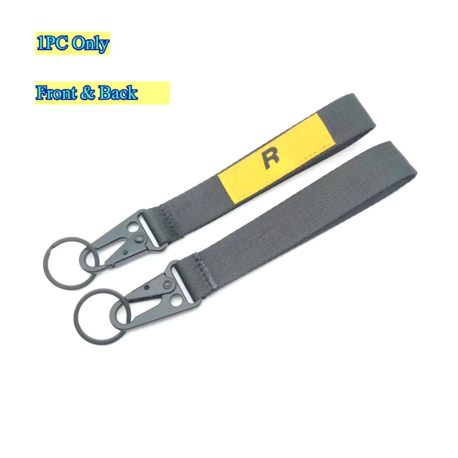 Auto Motorcycle Nylon Key Strap Embroidery Lanyard Keyring for Rockstar Game GTA 5 Fans Keychain Accessories