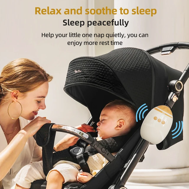 Accessoires à bascule pour poussette de bébé Portable, balançoire automatique pour bébé, sucette de sommeil avec bruit blanc, dispositif d'aide au sommeil Shaker pour bébé 3 Accessoires à bascule pour poussette de bébé Portable, balançoire automatique pour bébé, sucette de sommeil avec bruit blanc, dispositif d'aide au sommeil Shaker pour bébé 3