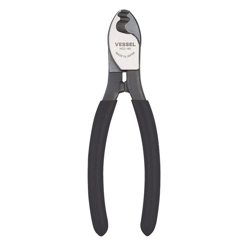 

VESSEL Heavy Duty Cable Cutter, High Leverage Pliers for Aluminum and Copper Wire Japan Tools No.HCC-160