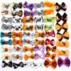50PCS Dog Bows With Rubber Band Halloween Party Pet Bows For Dogs and Cats Removable Dog Hair Accessories Wholesale Pet Supplies 3