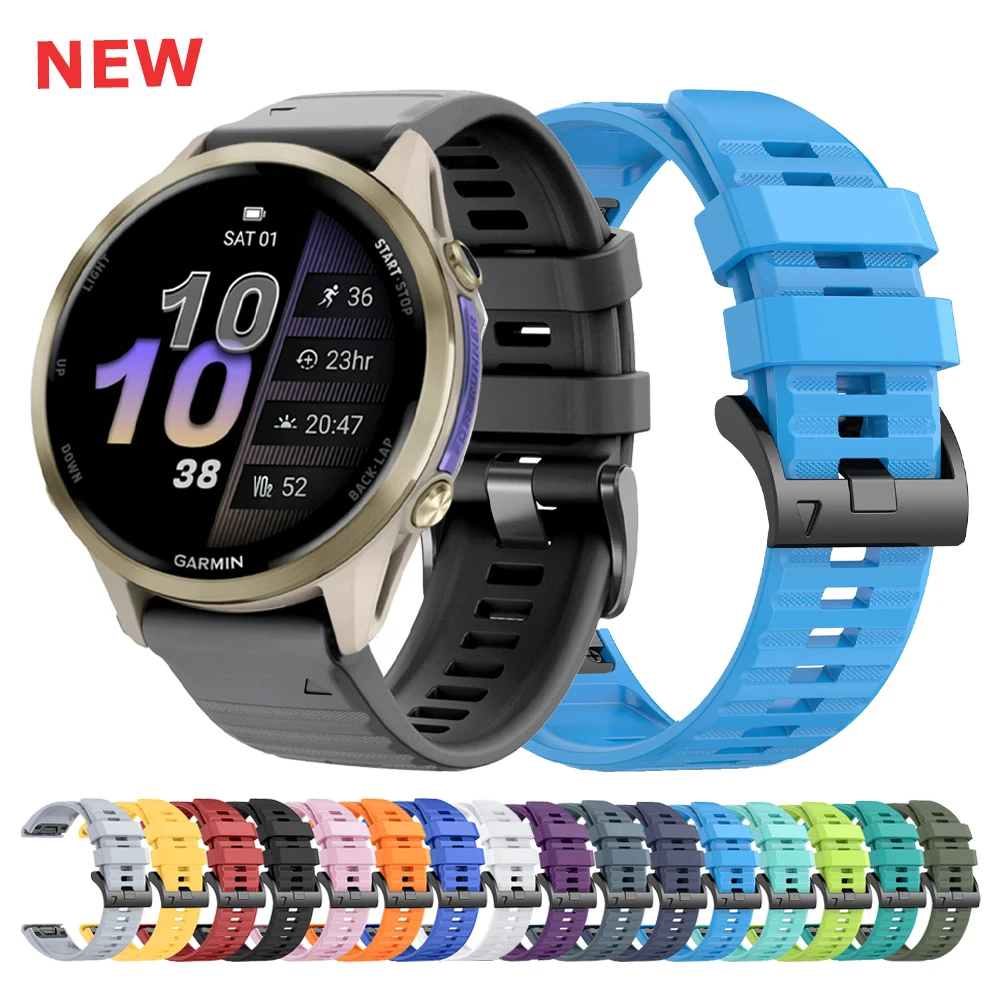 Mach Garmin Bratara Garmin Bratara Elastica Bungee Band 22 Negru