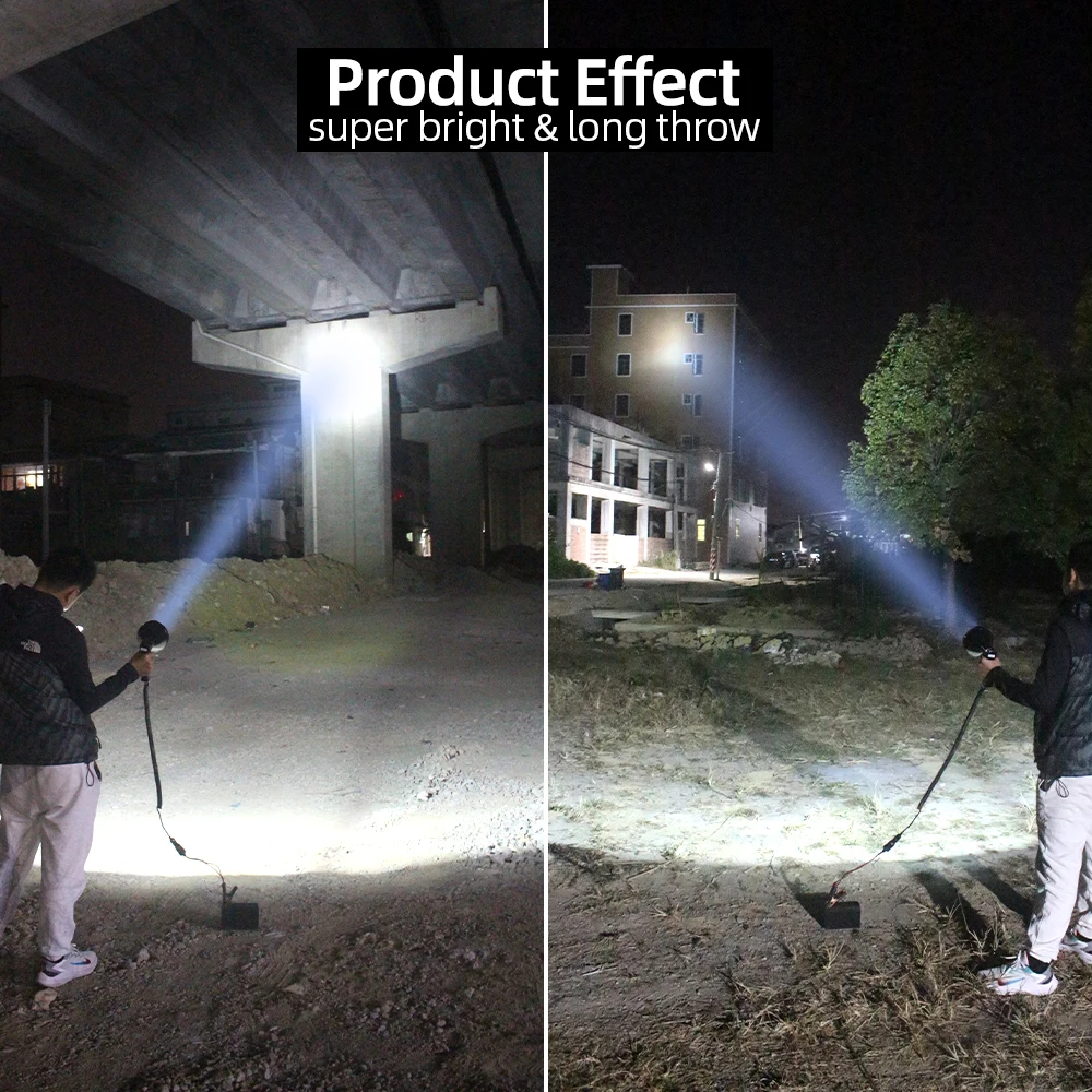 Powerful Spotlights Work Light Tripod Interface High Power Flashlight Xenon 12v Searchlight Hunting Portable Lighting Fishing