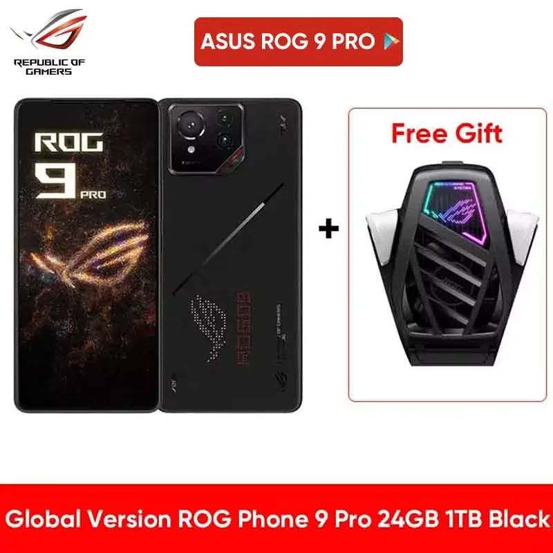 ASUS ROG Phone9 pro 16G/512GB グローバル版 Asus ROG Phone 9 Pro Global Mobile Phone [ 512GB / 16GB RAM
