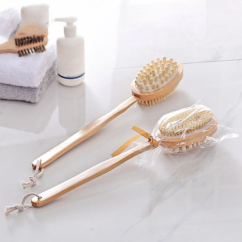 

Bath Brush Body Clean Scrubber Back Bathing Tool Washer Shower Exfoliating Lotion Applicator Long Handle Men