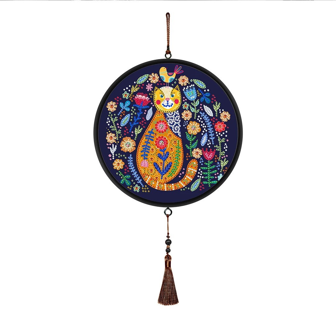 New Coming mandala Diamond Painting Diamond Embroidery Cross Stitch Painting Round picture frame Home Wall Decoration quilling needle price Needle Arts & Craft