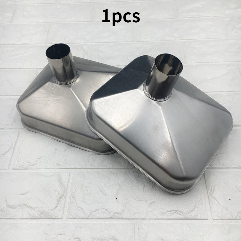 304StainlessSteelFunnelforKitchenRiceGrainhopperrectangular
