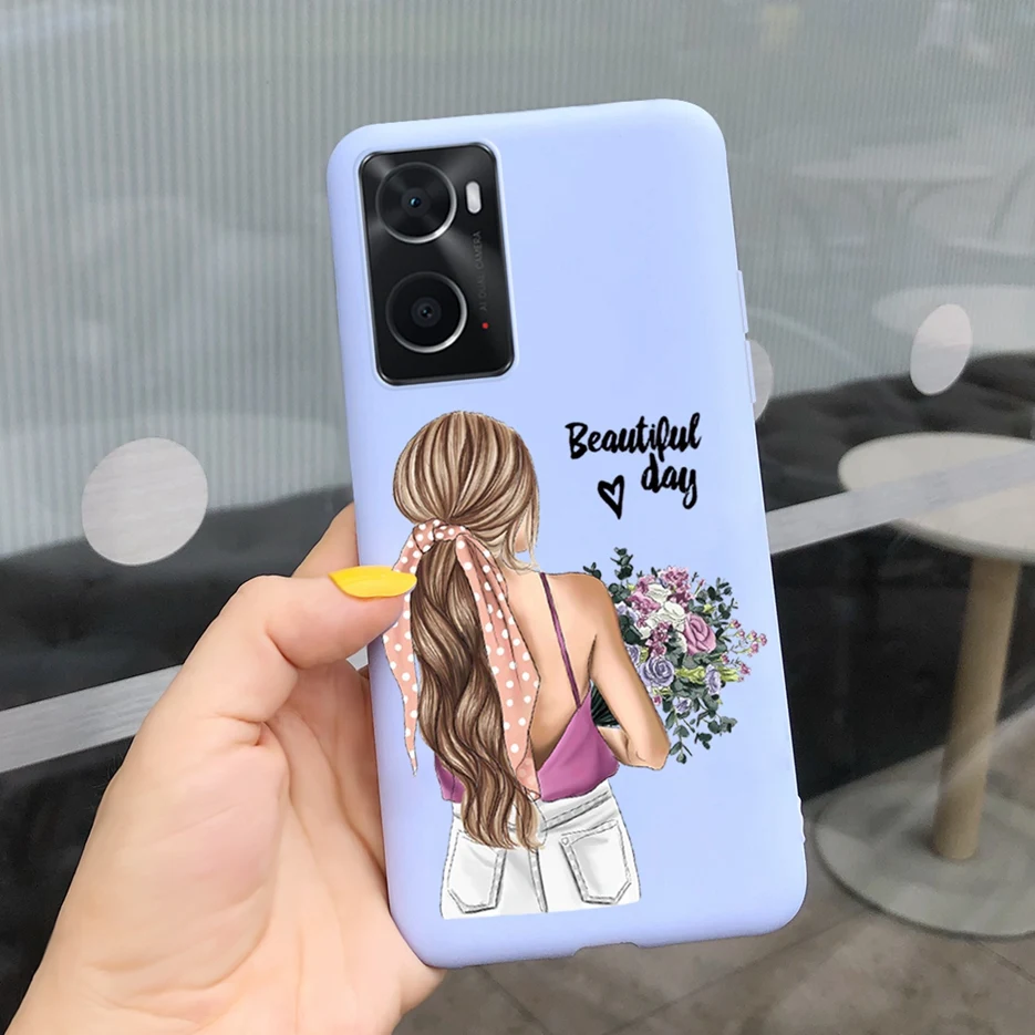 Fashion Cartoon Girls Soft Silicone Phone Case Cover
