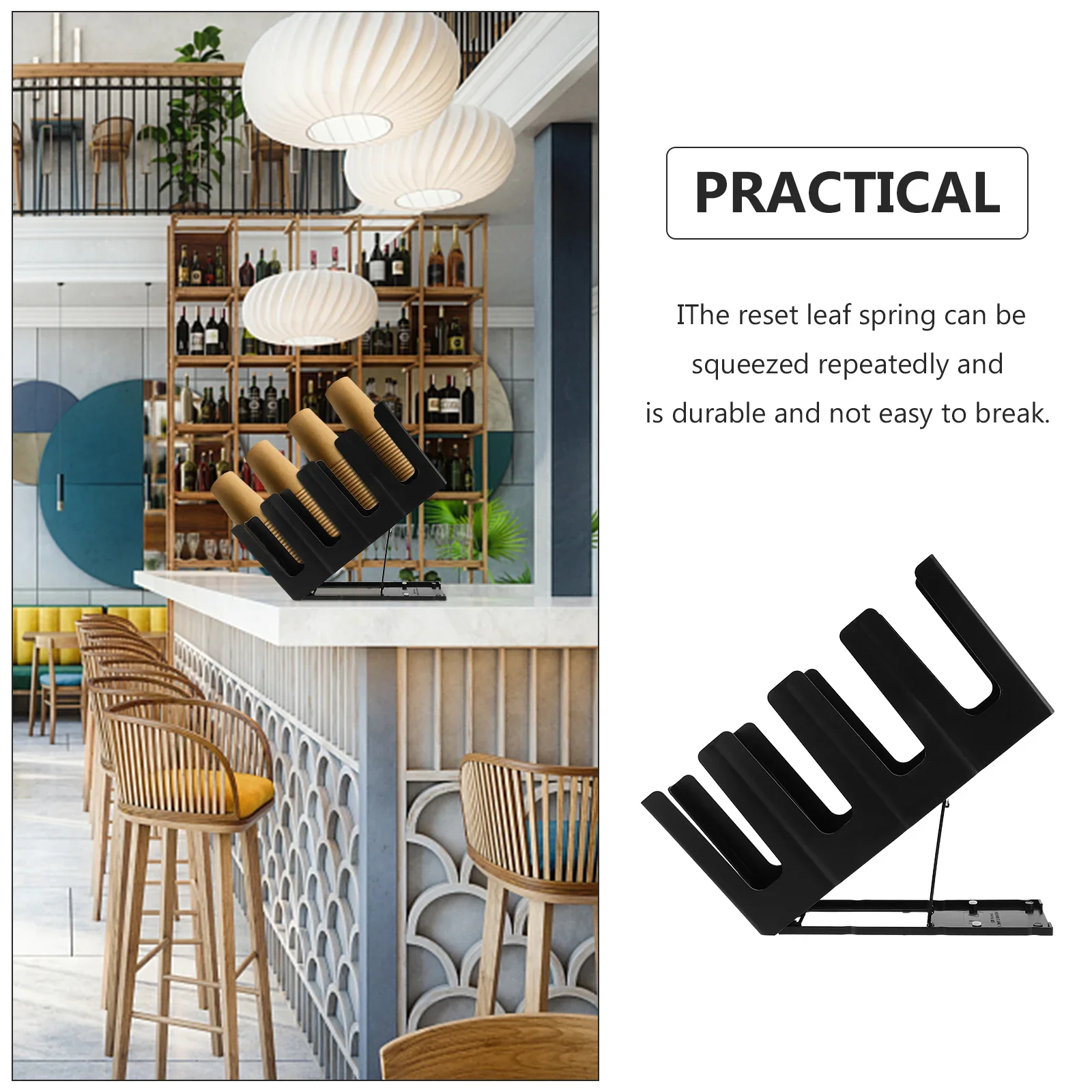 

Dispenser Coffee Lid Bar Paper Beverage Storage Holder Countertop Organizer Holders Cups Disposable Stand Display Cup Rack