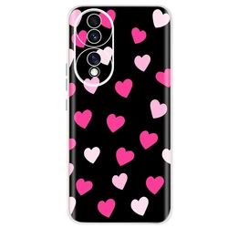 Colorful Painted Shockproof Silicone Case - Fashionable Protective Cover for Honor 70 (333)