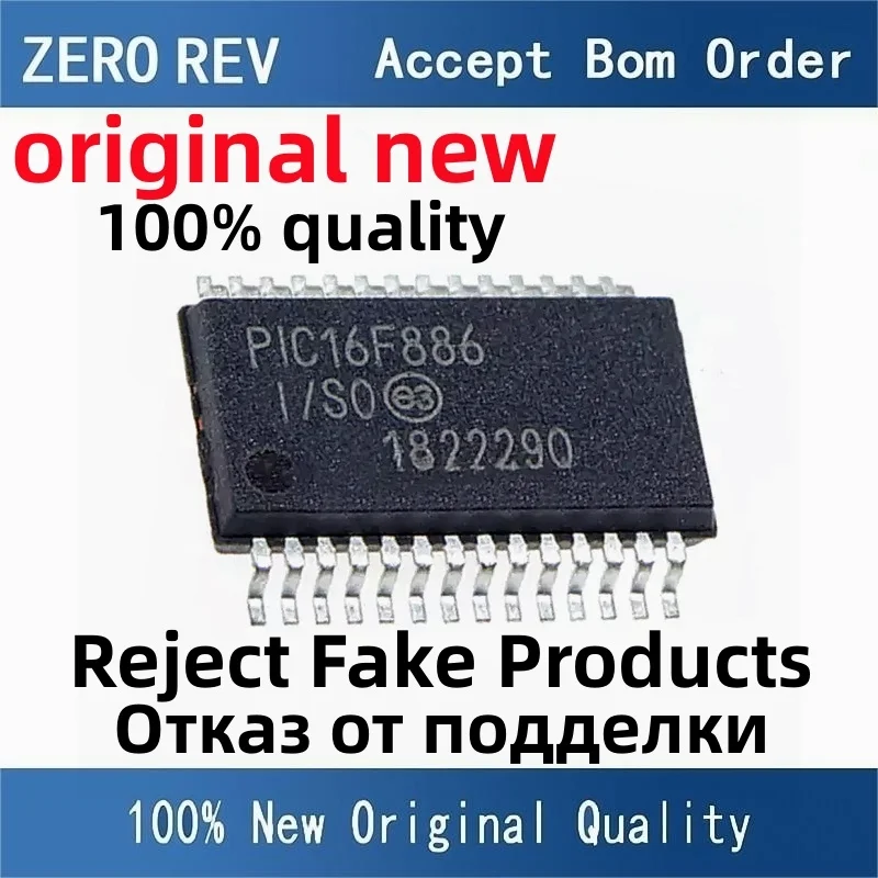 

2-5Pcs 100% New PIC16F886-I/SO SOP28 PIC16F886-I/SP DIP28 PIC16F886-I/SS SSOP28 PIC16F886I PIC16F886 Brand new original chips ic