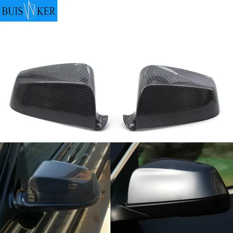 

Колпачки для боковых зеркал BMW E60, E61, F10, F11, F01, F02, серии 5/крышка зеркала заднего вида, 6/7-2008, глянцевые, черные, 1 пара, 2013