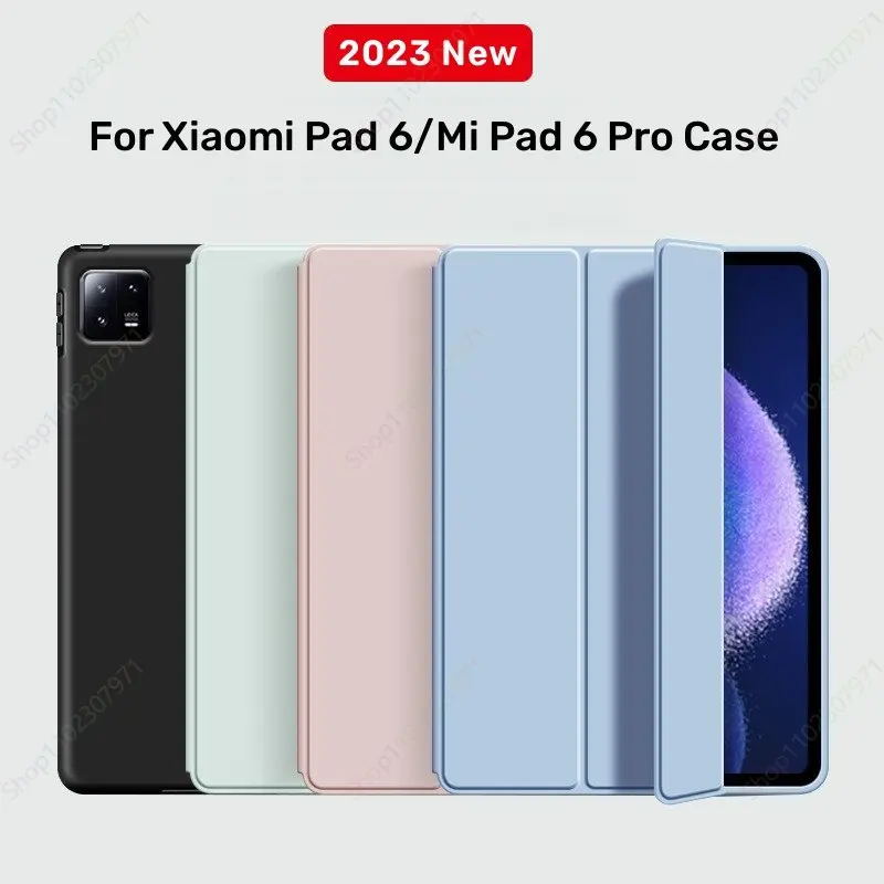 Funda-Hülle für 2023 Xiaomi Pad 6 / Pad 6 Pro Hülle 6 11,0 Zoll Ultraleichtes dreifach faltbares Smart Cover für Xiaomi Mi Pad 6 / Pad 6 Pro 11_voghion.com