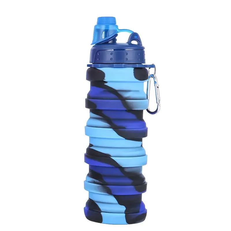 Silicone Water Bottle Foldable Sports Water Bottles Outdoor Portable  Camouflage Folding Cup Eco Friendly R2033 - Water Bottles - AliExpress