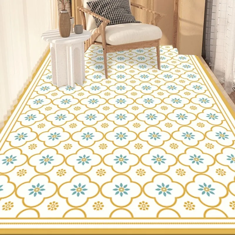 Balcony Mats Kitchen Floor Mat PVC Waterproof Sun-proof Carpet Leather Non-slip Dirt-resistant Rug Wear-resistant Ковер 러그 Tapis 2