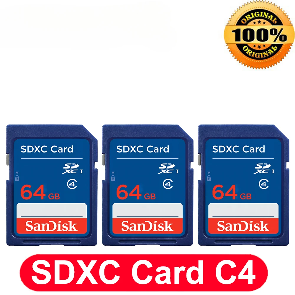 SanDisk SDSDB-064G-Z35 64 ⰡƮ SD ī Ŭ 4 SDHC ޸ ī 64 ⰡƮ C4 ī sd ī޶   Ȯ