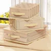 Multi-grids Underwear Organizer Clothes Organizer Foldable Cabinets Organizer Bag Grid Style Large Capacity 5