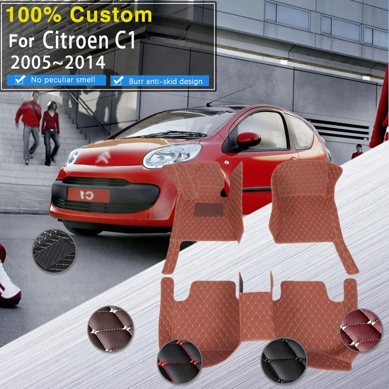 Car Mats For Citroën C1 PM PN 2005~2014 3door Anti-pollution Pads Mat Mud Alfombrilla Coche Car Accessories Interior - AliExpress