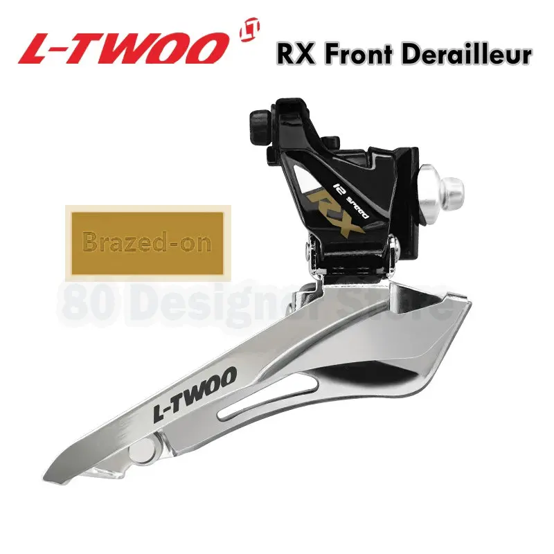 Dérailleur Avant Route L-TWOO Rx Double 12V. De Soudure