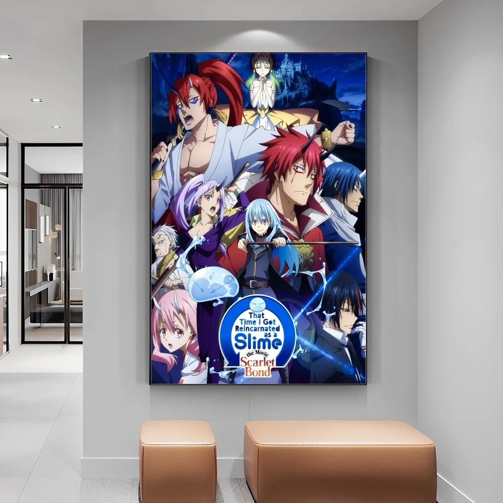 Tensei – Affiche En Papier Kraft, Dessin Animé, Shitara Slime Datta Ken,  Rétro, Pour Salon, Bar, Autocollants De Décoration, Peinture Murale -  Pintura E Caligrafia - AliExpress