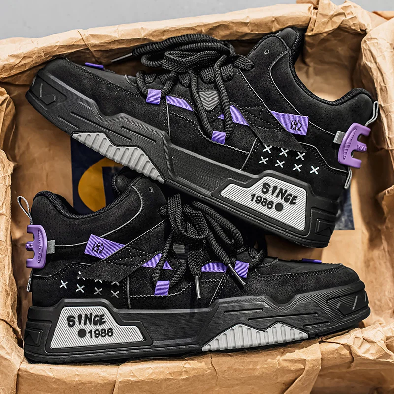 حذاء رياضي رجالي صيفي 2025 نعل سميك