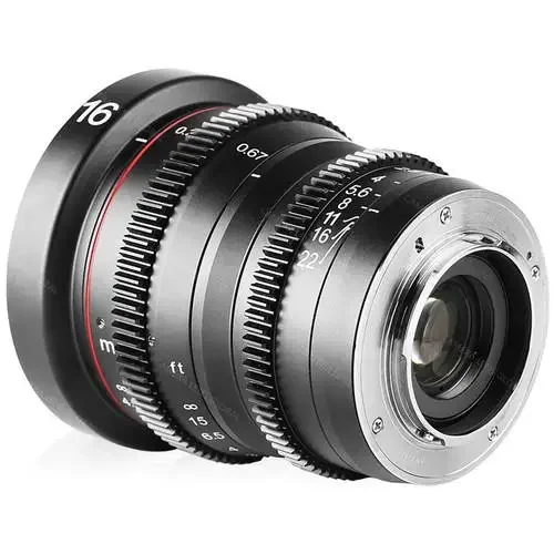 마이크 16mm T2.2 수동 초점 광각 시네마 렌즈 (마이크로 포서드용) ?