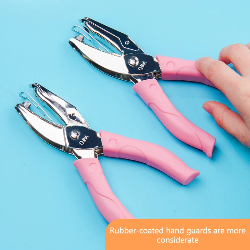 Cute Single Hole Puncher Scrapbooking Paper Punches Kawaii Star Heart Circle Hole Punch DIY Craft Shape Cutter Perforator Paper Punch,Hole Punching Tools,Paper Craft Punch,Circle Hole Punch