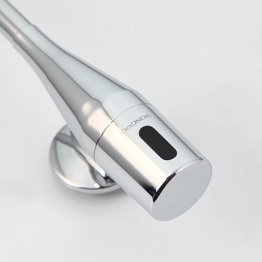 Description Picture 5 of itemTorayvino Chrome Polished Bathroom Flush Valve Sensor Urinal Touch Faucet Induction Urinal Tap Wall Mounted Toilet Automatic Tap