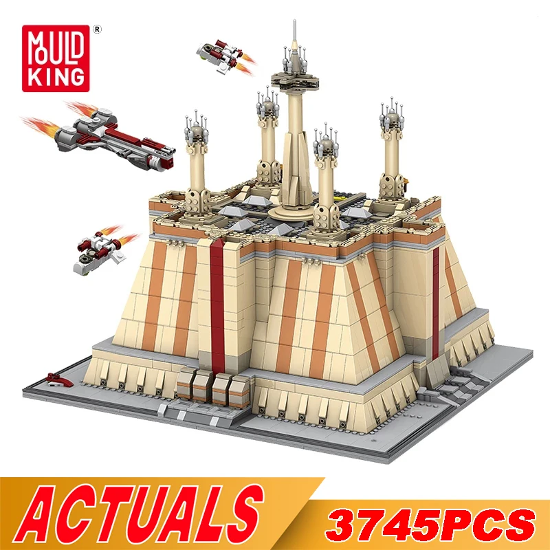 

MOULD KING 21036 Star Plan Toy MOC Jedi Temple Model Building Block Imperial Palace Architecture Bricks Sets Kid Collection Gift