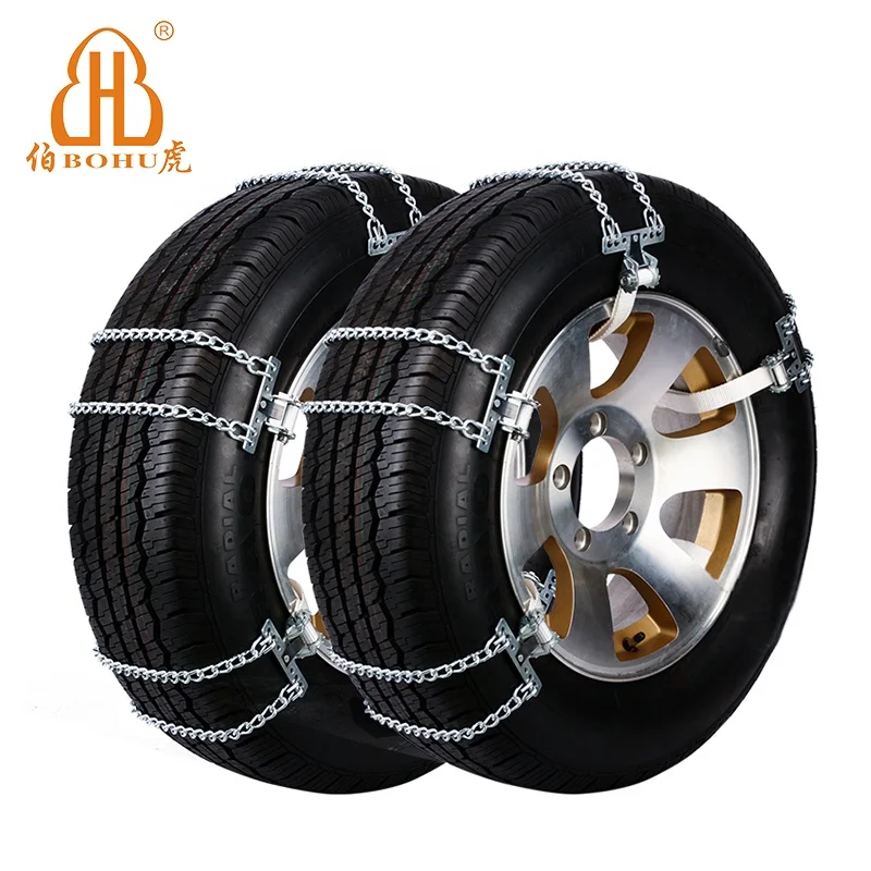 

BOHU snow chains for tires alloy steel car tire snow chain winter tires chain emergency tools