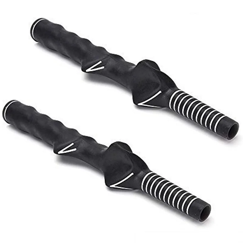 High Quality Durable Golf Rubber Hand Shape Grip Exercise Pole Grip Swing Training Outdoor Golf Position Practice Tools 6