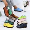 2025Spring and Summer New Soft-soled Roman Breathable Retro Openwork Sewing Sponge Cake Bottom plus Size WOMEN'S Shoes 1
